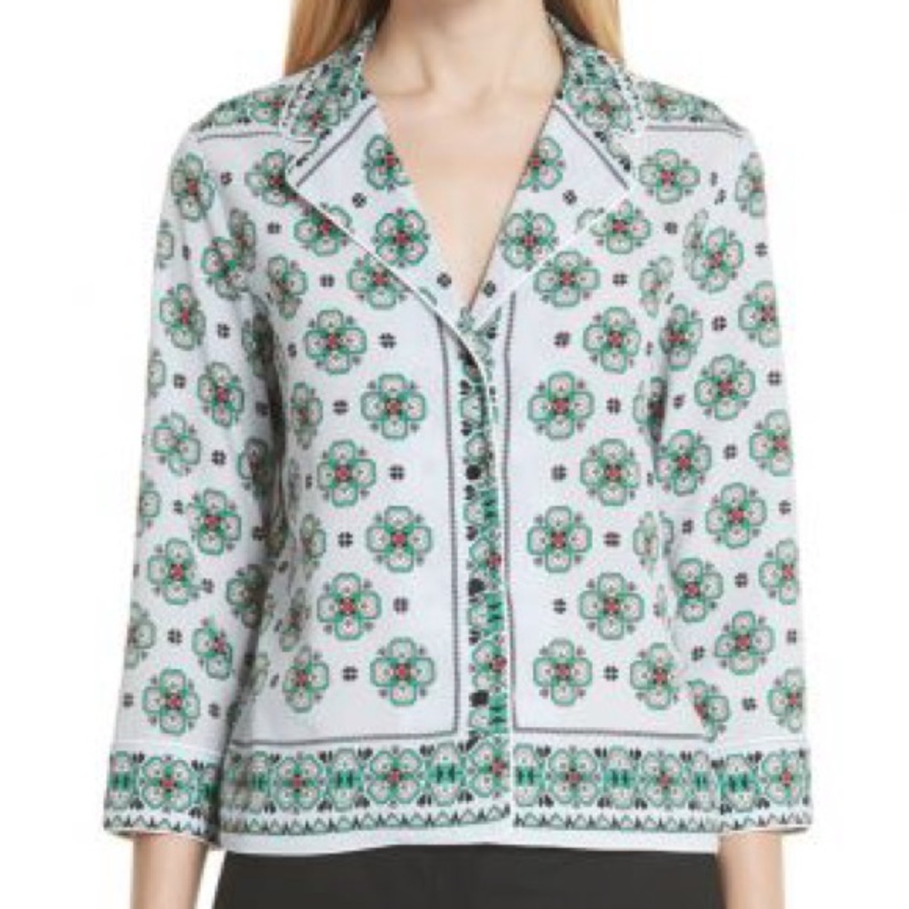 Sandro Button-Up Blouse